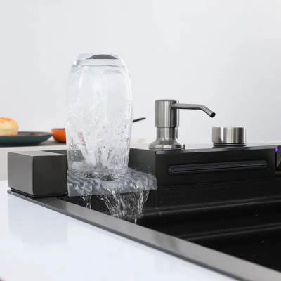 Davor Elegant Waterfall Kitchen Sink Faucet with Digital Temperature Display & LED Lighting  DKS2301